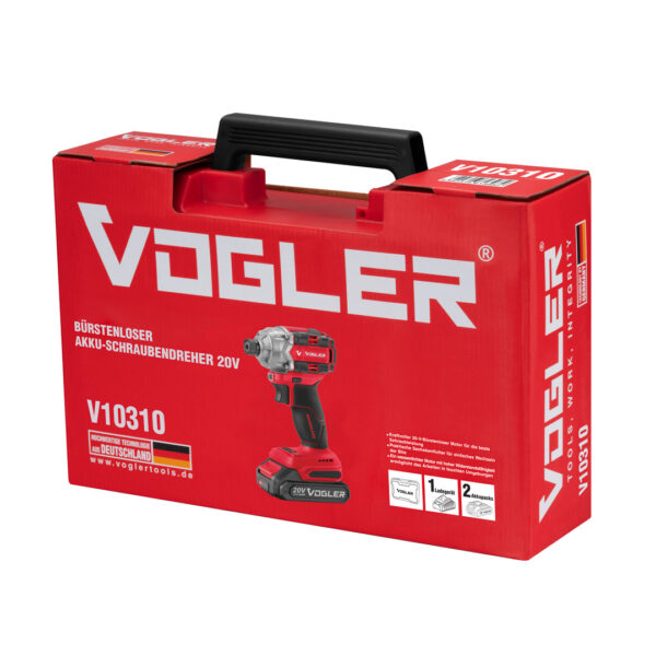 مفك براغي لاسلكي بدون فحمات 20 فولت 230 نيوتن.متر – V10310_VOGLER
